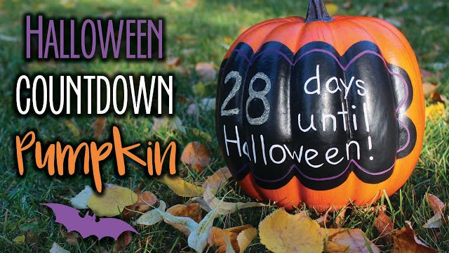 Halloween Countdown Pumpkin Tutorial