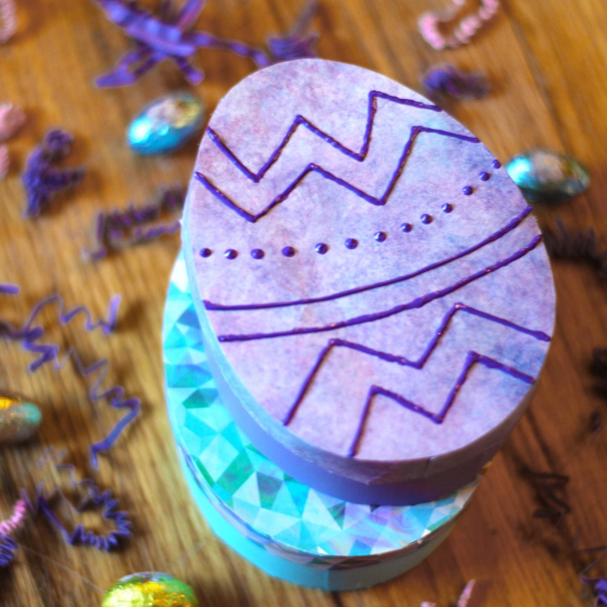 Easter Egg Paper Gift Box Tutorial