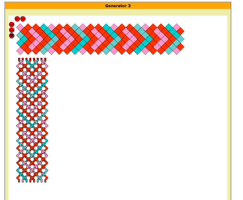 friendship bracelet patterns 3 colors