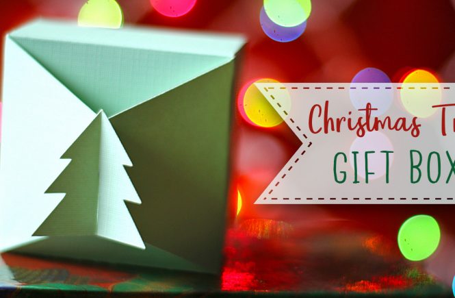 Interlocking Christmas Tree Paper Gift Box Tutorial