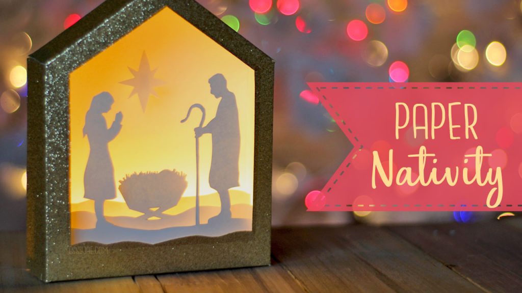 Download Diy Paper Shadowbox Nativity Scene Free Svg Cut File Essyjae 3D SVG Files Ideas | SVG, Paper Crafts, SVG File