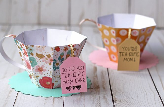 3D Paper Tea Cup For Mother's Day! – EssyJae.com