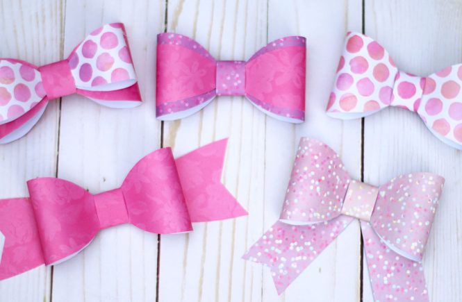 DIY Paper Bow Tutorial: 5+ Bows with 1 Template!