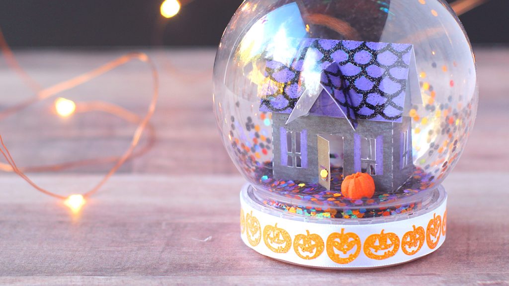 Download Diy Halloween Snow Globe With Mini Paper Haunted House Essyjae