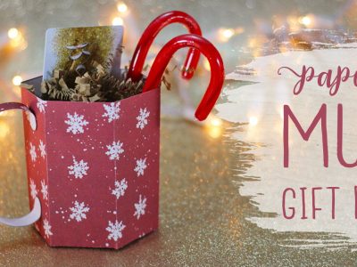 Easy 3D Paper Mug Gift Box Tutorial!