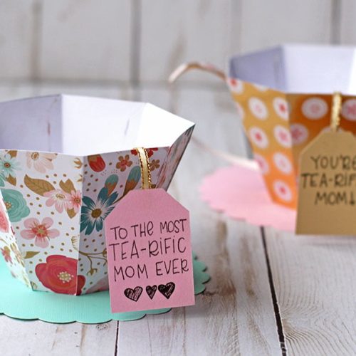 3D Paper Tea Cup For Mother’s Day!