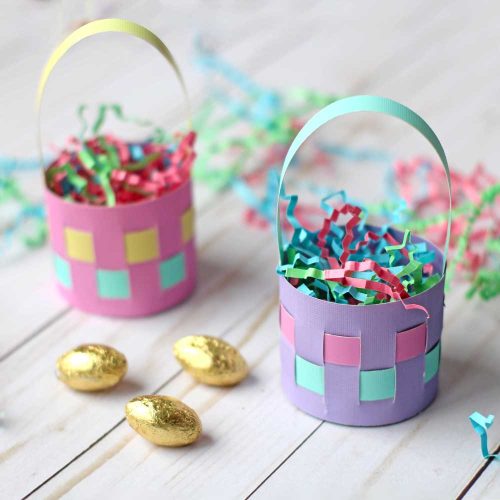 Cute Mini Paper Easter Basket Tutorial