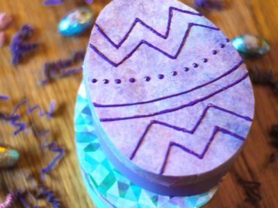Easter Egg Paper Gift Box Tutorial