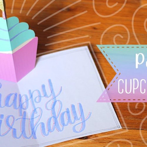 Easy Pop-up Birthday Cupcake Card Tutorial