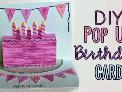 Pop up Birthday Cake Card Tutorial