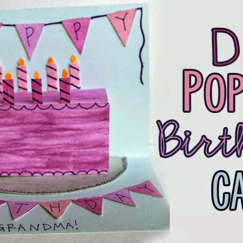 Pop up Birthday Cake Card Tutorial