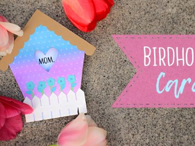 Birdhouse Mother’s Day Card Tutorial + Free Coloring Page
