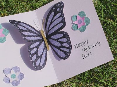 Pop-Up Butterfly Card