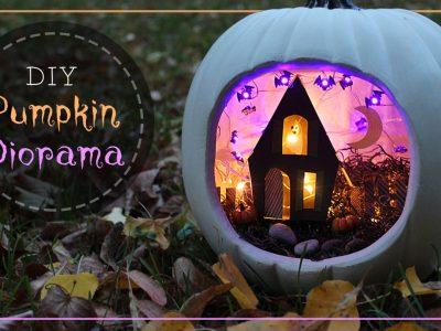 Spooky Halloween Pumpkin Diorama Tutorial