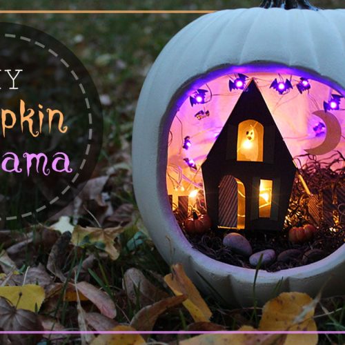 Spooky Halloween Pumpkin Diorama Tutorial