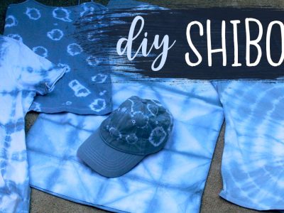 DIY Shibori Tie Dye Technique Tutorial