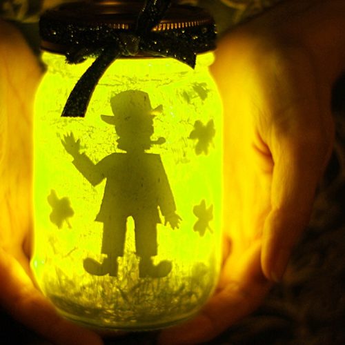 Leprechaun Jar Tutorial for St. Patrick’s Day