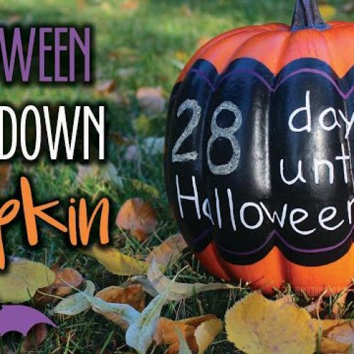Halloween Countdown Pumpkin Tutorial