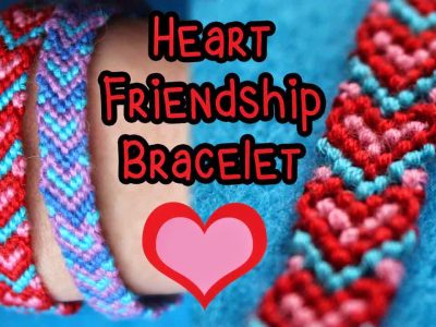 Heart Friendship Bracelet Tutorial