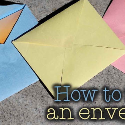 How to Make an Envelope (for any size card!)