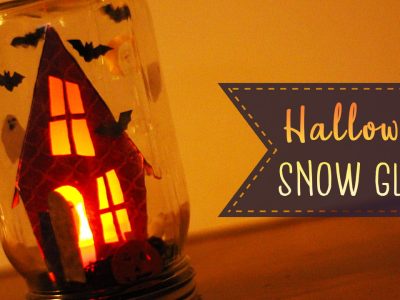 Haunted House Halloween Snow Globe