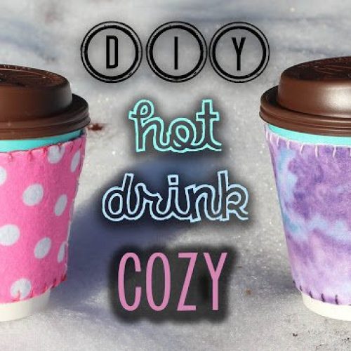 Easy Felt Drink Cozies for Coffee & Hot Chocolate