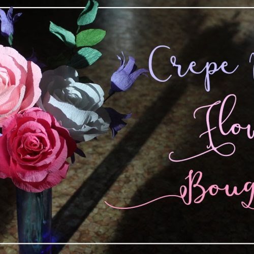 Crepe Paper Flower Bouquet Tutorial