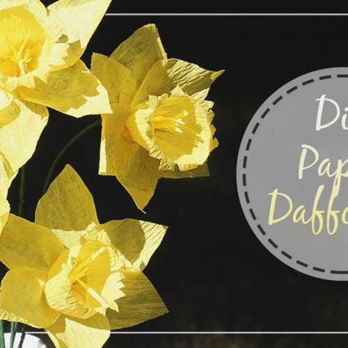 Crepe Paper Daffodil Tutorial