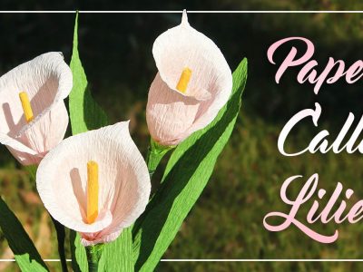 Crepe Paper Calla Lily Tutorial