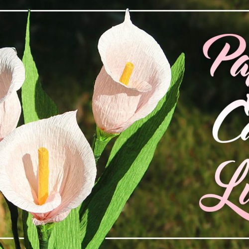 Crepe Paper Calla Lily Tutorial
