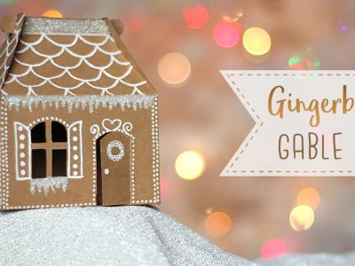 Mini Gingerbread House Gable Box Tutorial