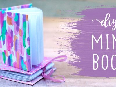 Mini Book Making Tutorial – DIY Mini Hardcover Book with Binding!