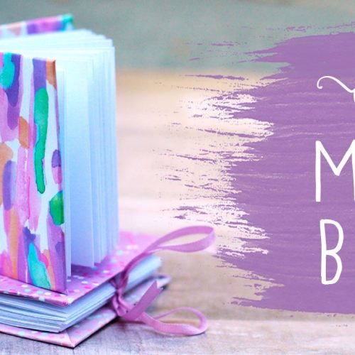 Mini Book Making Tutorial – DIY Mini Hardcover Book with Binding!