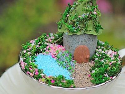DIY Mini Fairy Garden in a Tea Cup!