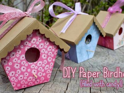 Paper Birdhouse Tutorial