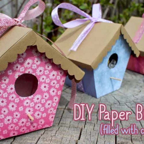 Paper Birdhouse Tutorial