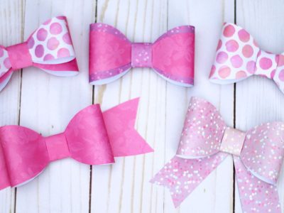 DIY Paper Bow Tutorial: 5+ Bows with 1 Template!