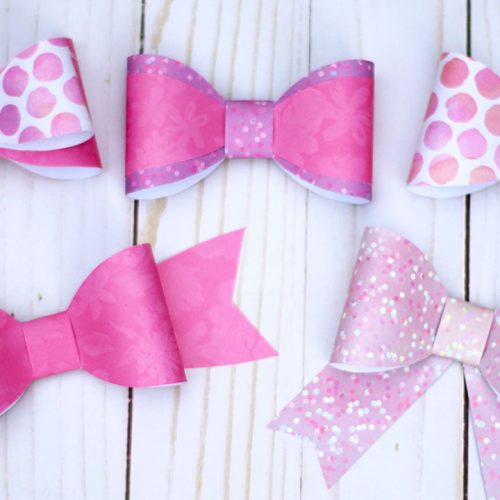 DIY Paper Bow Tutorial: 5+ Bows with 1 Template!