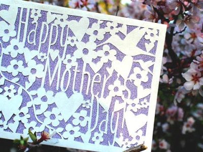Cut Paper Mother’s Day Card