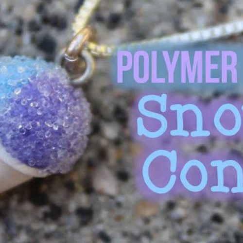 Polymer Clay Snow Cone Tutorial