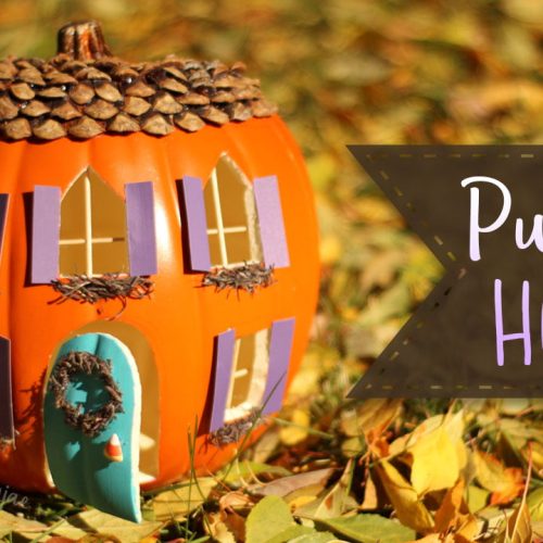 Halloween Pumpkin House Tutorial