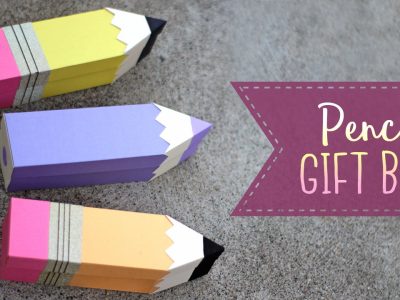 Paper Pencil Gift Box Tutorial