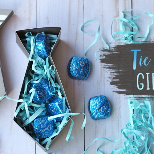 Tie Shaped Paper Gift Box Tutorial for Father’s Day!