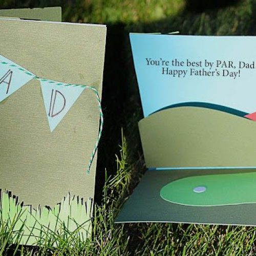 Golf Themed Pop-Up Card Tutorial