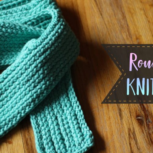 Round Loom Knit Scarf Tutorial – Knit, Purl & Slip Stitch