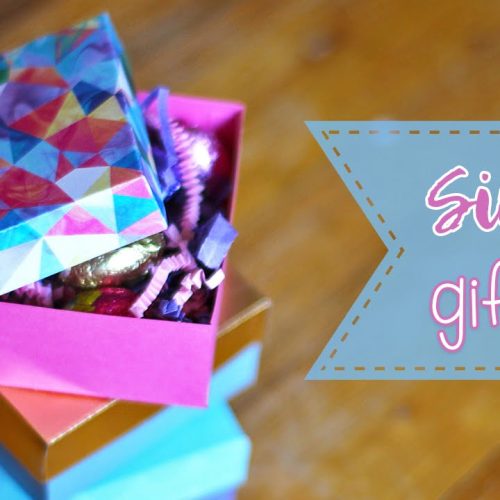 Easy Square Paper Gift Box Tutorial