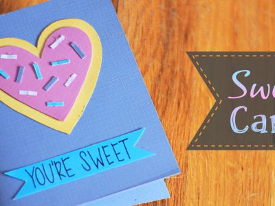“Sweet” Valentine’s Day Card Tutorial + Free Coloring Page